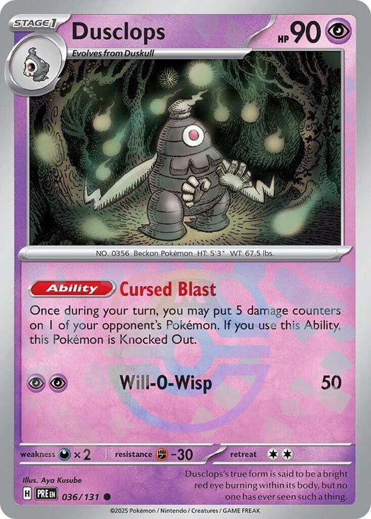 Dusclops (Masterball Pattern) (036/131)
